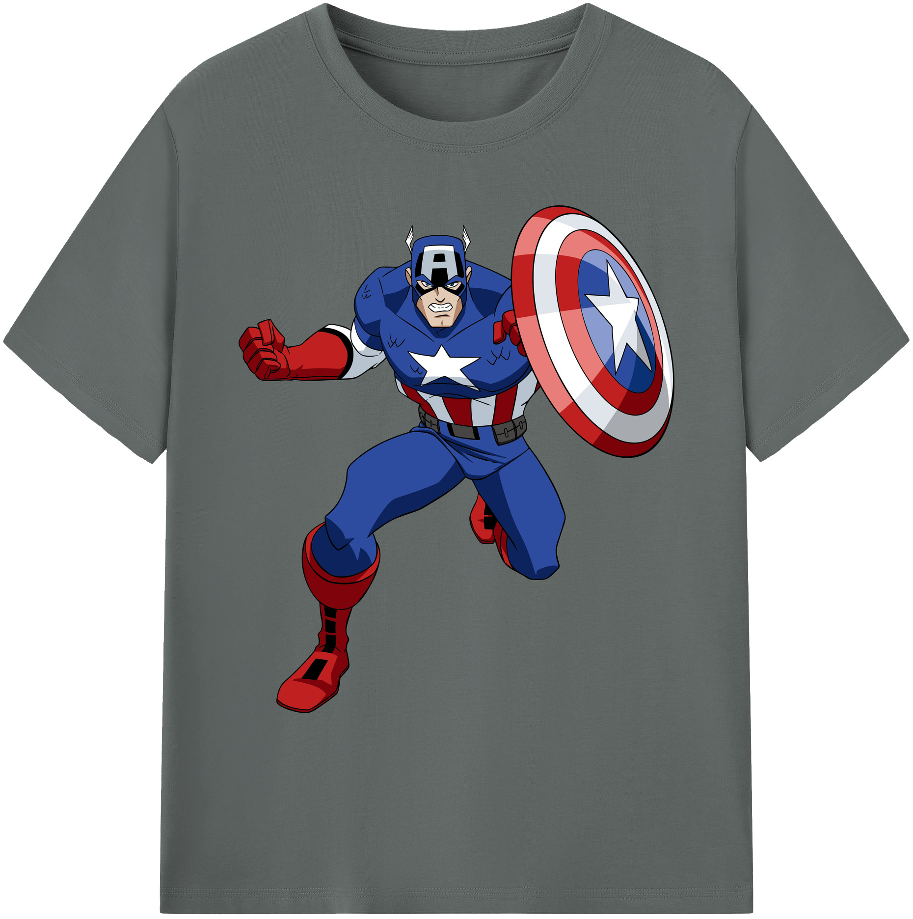 （画像用） アベンジャーズ The Avengers 綿100％ メンズ半袖Tシャツ｜肌触りやわらか＆通気性